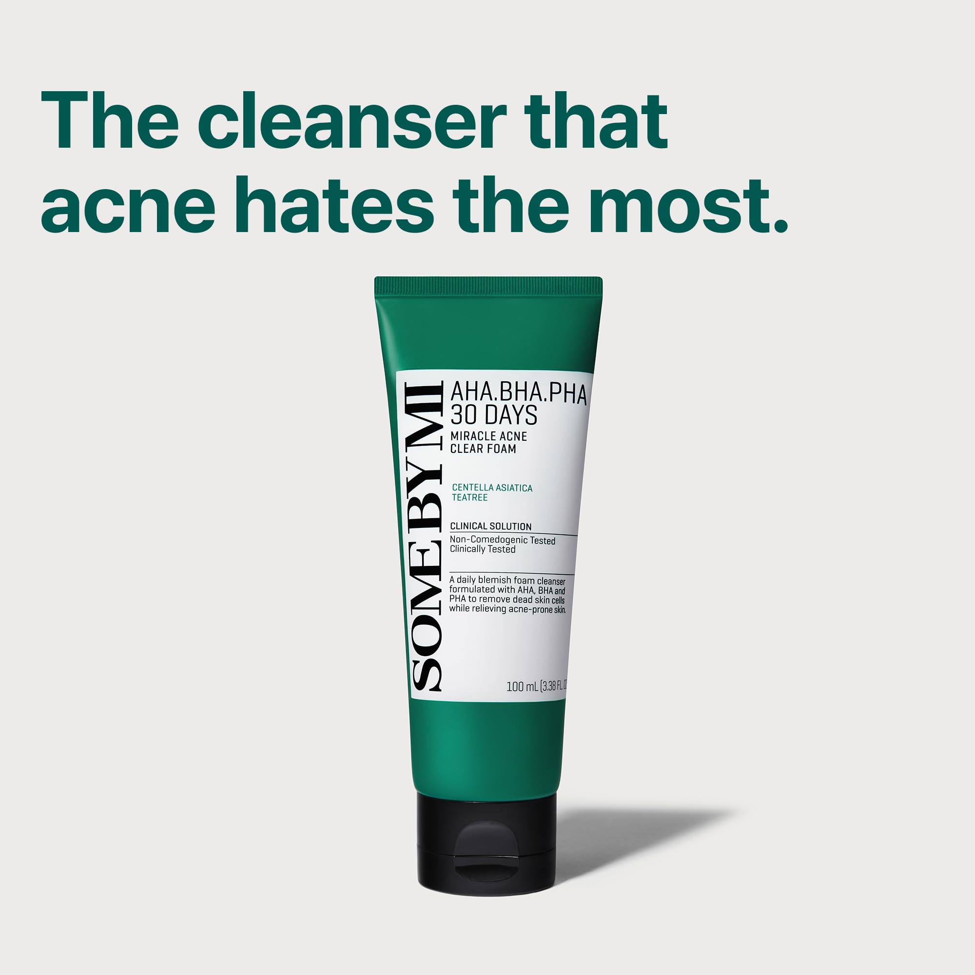 SOME BY MI AHA BHA PHA 30 Days Miracle Acne Clear Foam & Miracle Toner - Image 3