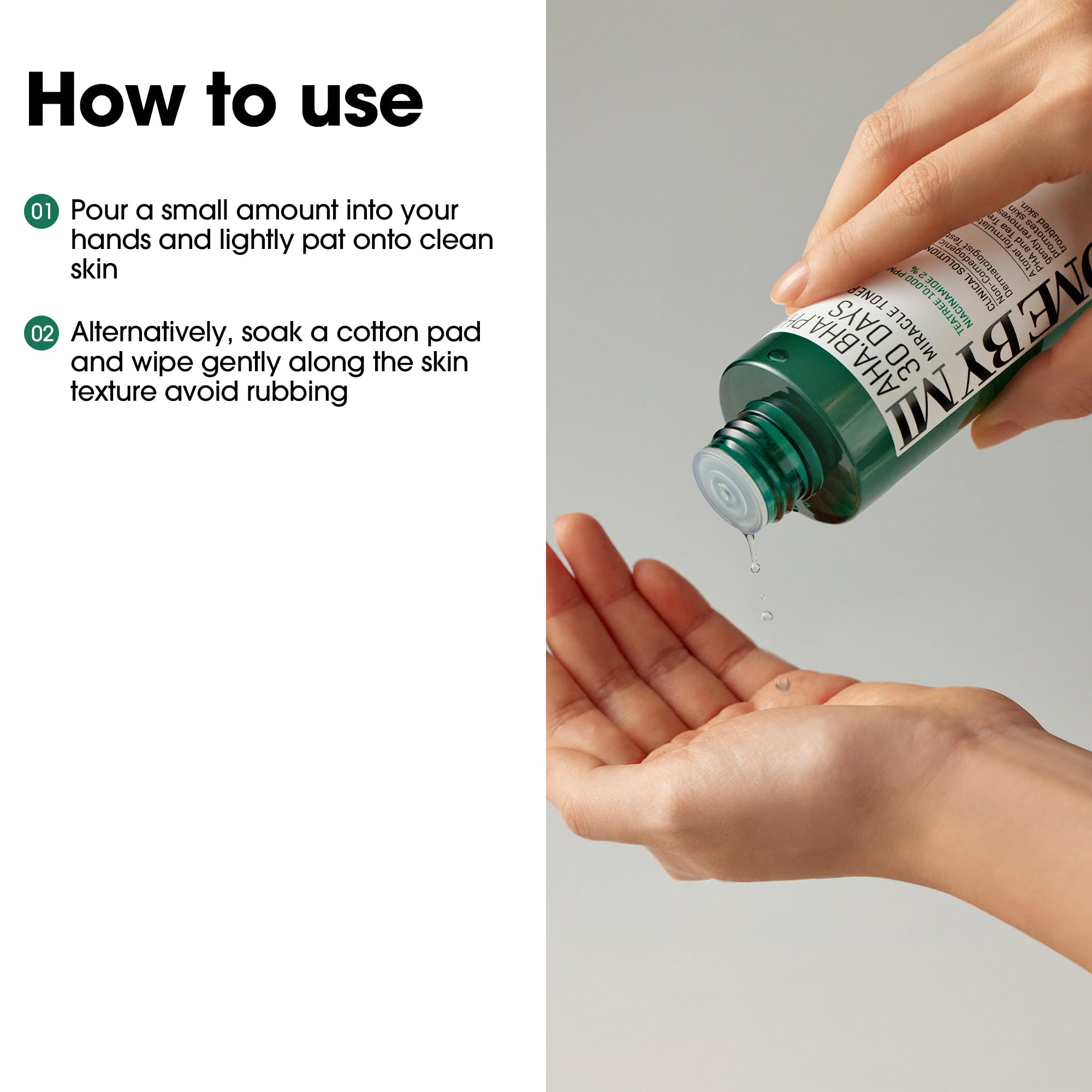 SOME BY MI AHA BHA PHA 30 Days Miracle Toner – 5.07oz, 150ml – Korean Salicylic Acid Exfoliating Face Toner for All Skin Types – Daily Pore Care & Oil Control with 2% Niacinamide – Korean Skin Care - Image 7