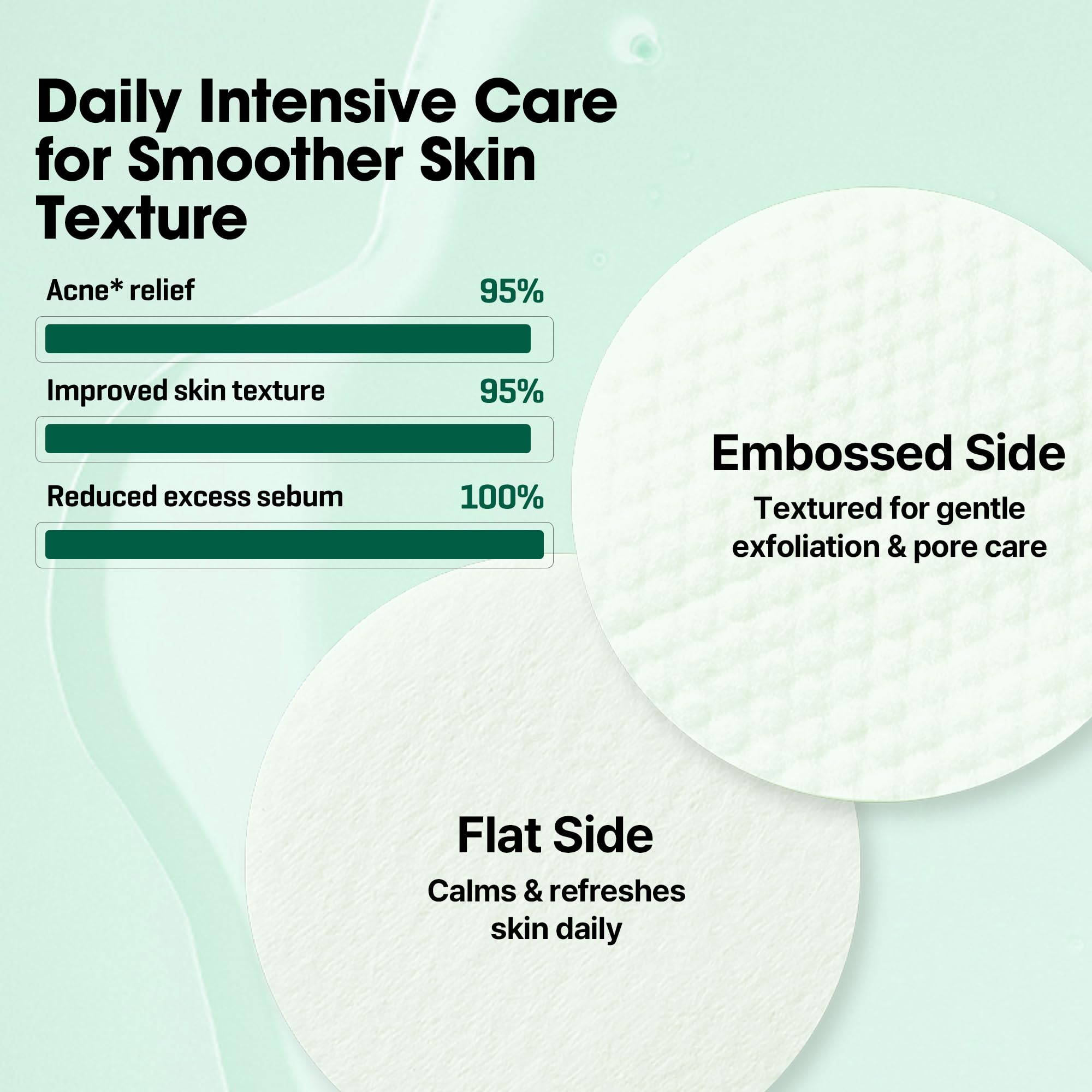 SOME BY MI AHA BHA PHA 30 Days Miracle Truecica Clear Pad – 70 Pads – Korean Exfoliating Centella Face Toner Pads – Gently Clears Impurities, Refines Pores & Smooths Skin Texture – Korean Skin Care - Image 6