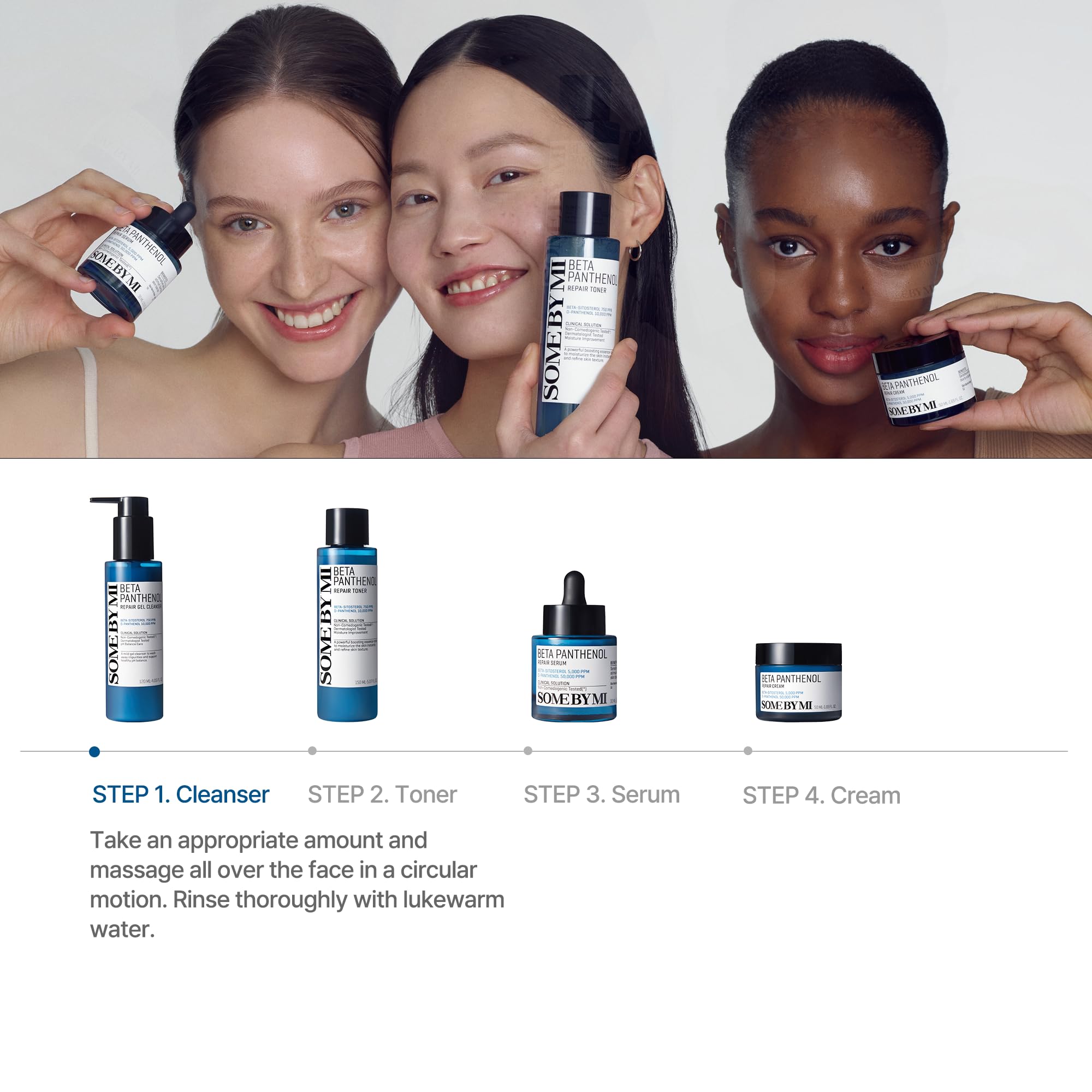 SOME BY MI - Beta-Panthenol Repair Gel Cleanser, 17 Amino Acids, pH Balancing, Moisturizing, Daily Use - Image 7