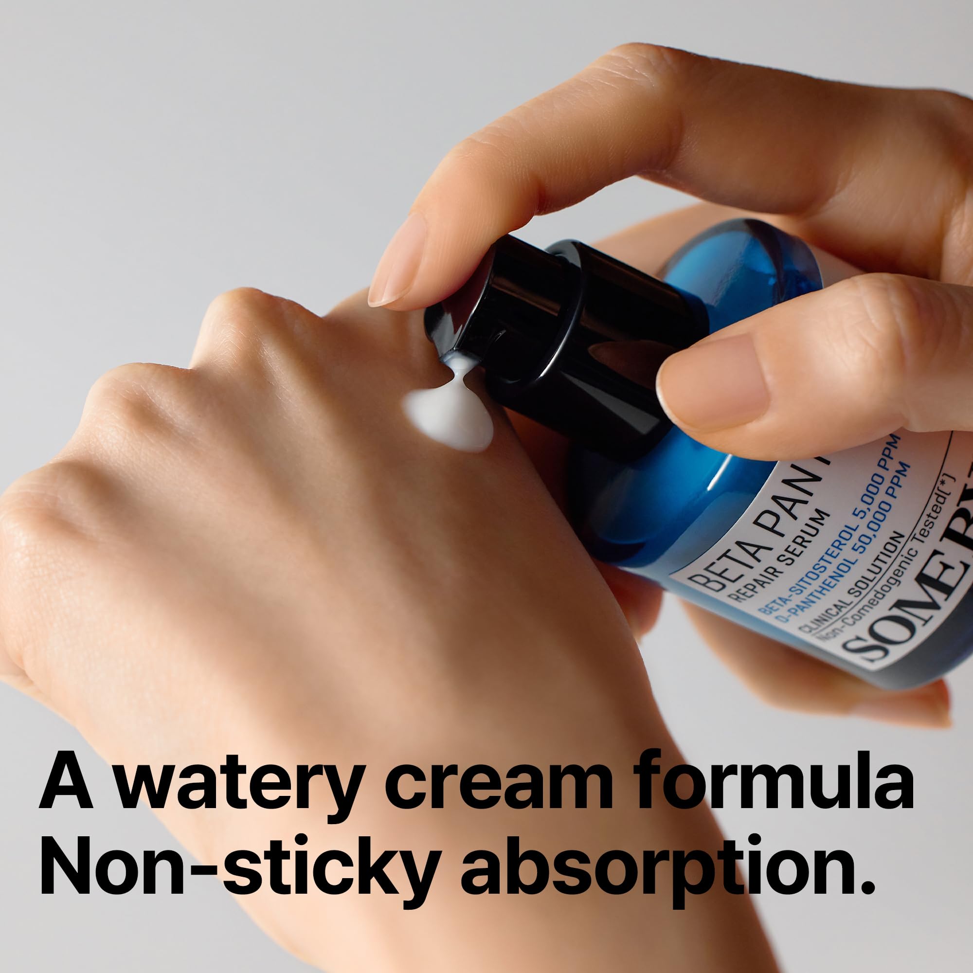 SOME BY MI Beta-Panthenol Repair Serum – 1.01oz, 30ml – Korean Hydrating Hyaluronic Acid Serum for Face – Daily Barrier Repair & Soothing Formula with Beta-Sitosterol & Panthenol – Korean Skin Care - Image 3