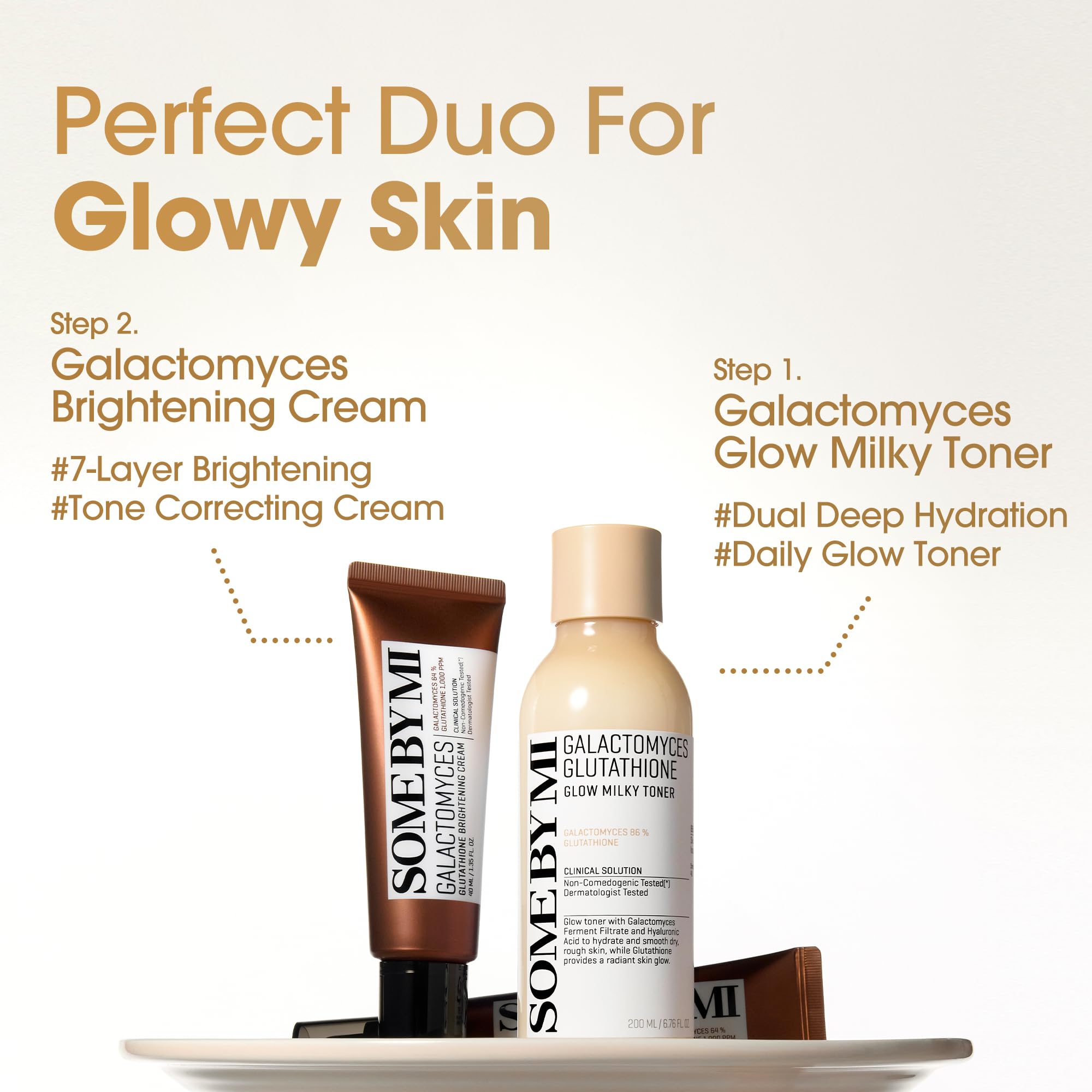 SOME BY MI Galactomyces Glutathione Brightening Cream – 1.35oz, 40ml – Hydrating Korean Hyaluronic Acid Face Moisturizer – Daily Glutathione Face Cream for Smooth and Radiant Skin – Korean Skin Care - Image 8