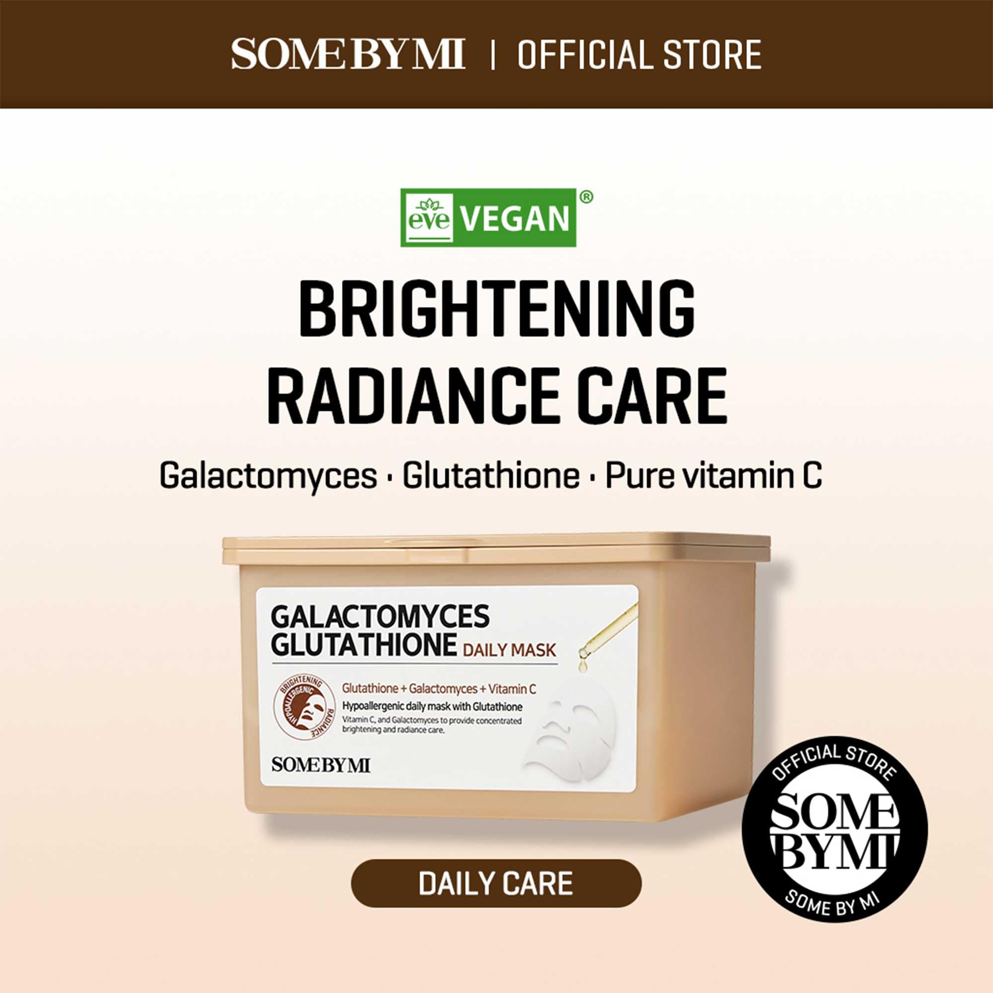 SOME BY MI Galactomyces Pure Vitamin C Glow Toner & Glutathione Daily Mask - Image 3