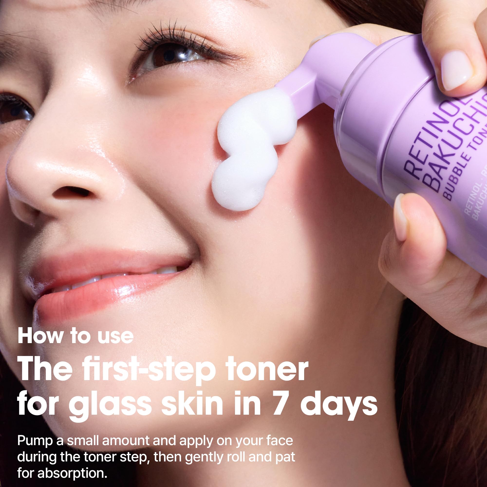 SOME BY MI Retinol Bakuchiol Bubble Toner – 3.4oz, 100ml – Korean Retinol Face Toner for Glass Skin – Hydration, Radiance & Calming Care with Hyaluronic Acid, Centella & Niacinamide – Korean Skin Care - Image 8