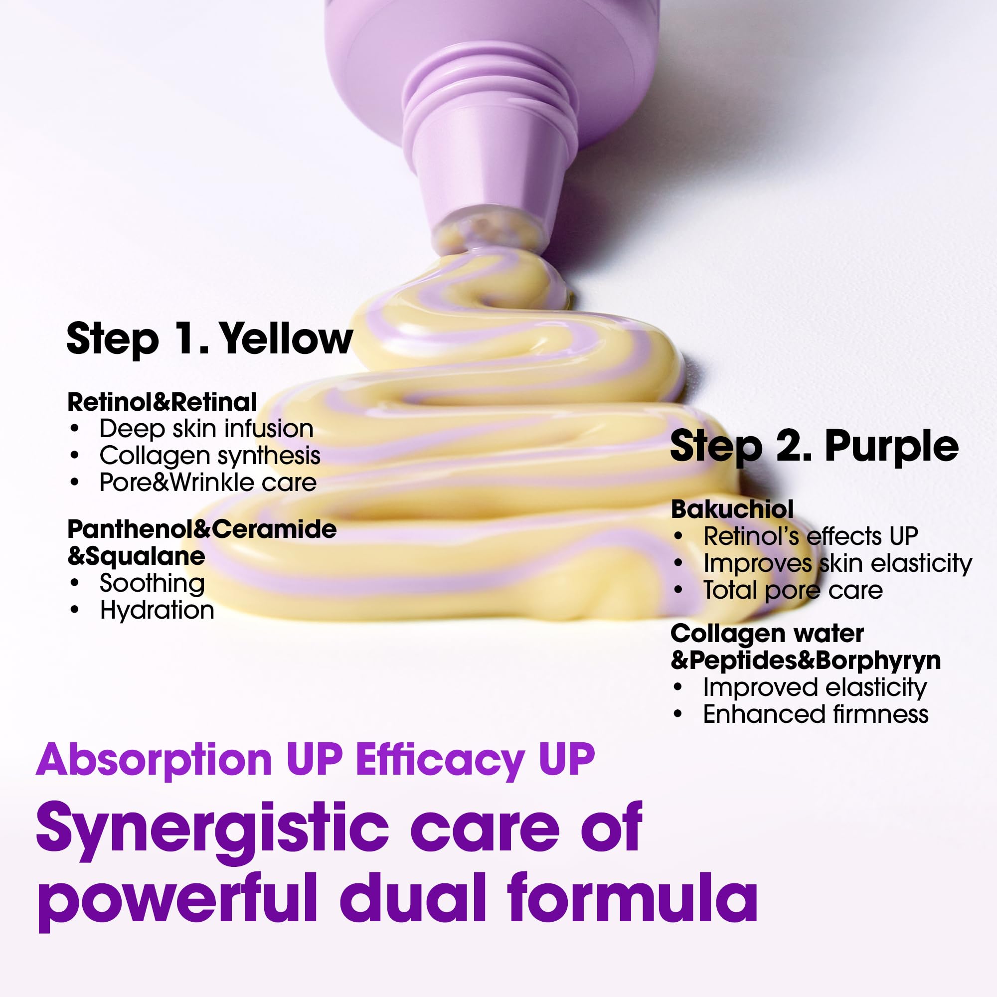 SOME BY MI Retinol Bakuchiol Dual Cream – 1.69oz, 50ml – Korean Collagen & Retinol Face Moisturizer for Glass Skin – Barrier & Soothing Care with Niacinamide, Panthenol & Vitamin E – Korean Skin Care - Image 8