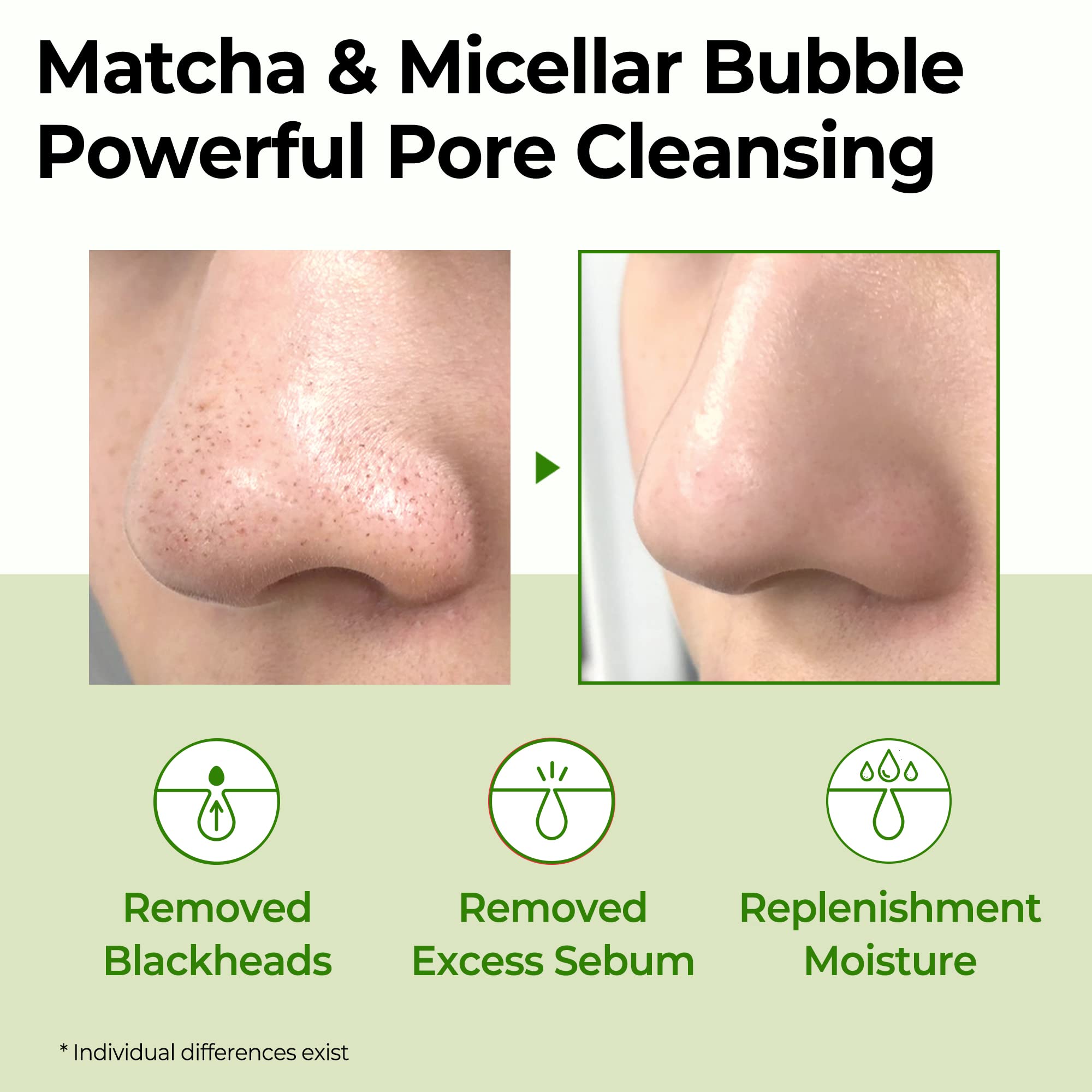 SOME BY MI Super Matcha Pore Clean Cleansing Gel - 3.38Oz, 100ml - Made from Matcha Extracts for Sensitive Skin - Mild Daily Face Wash for Pore Tightening, Sebum and Blackheads Care - Korean Skin Care - Image 3