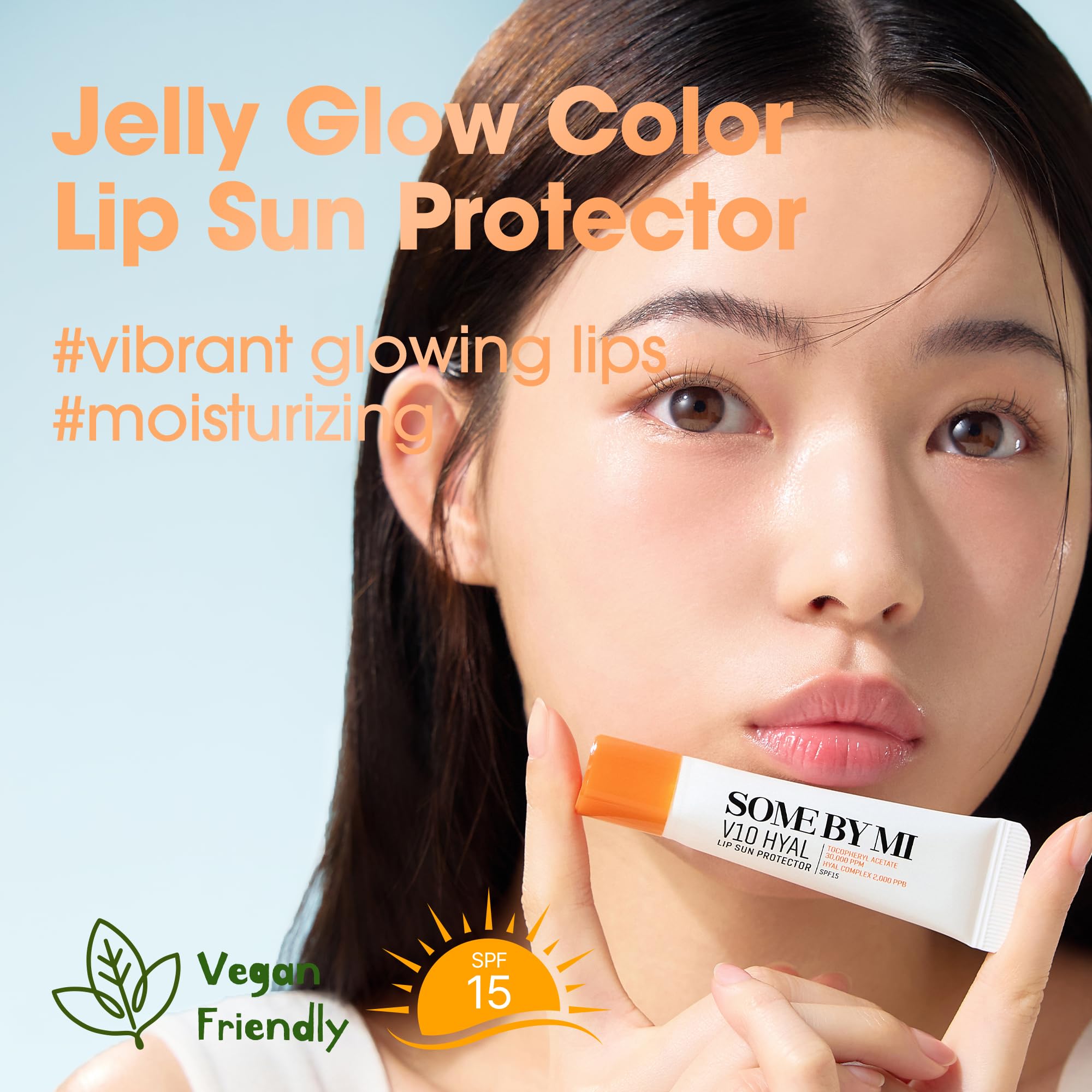 SOME BY MI V10 Hyal Air Fit Sunscreen & 2EA Lip Sun Protector Clear - Image 6