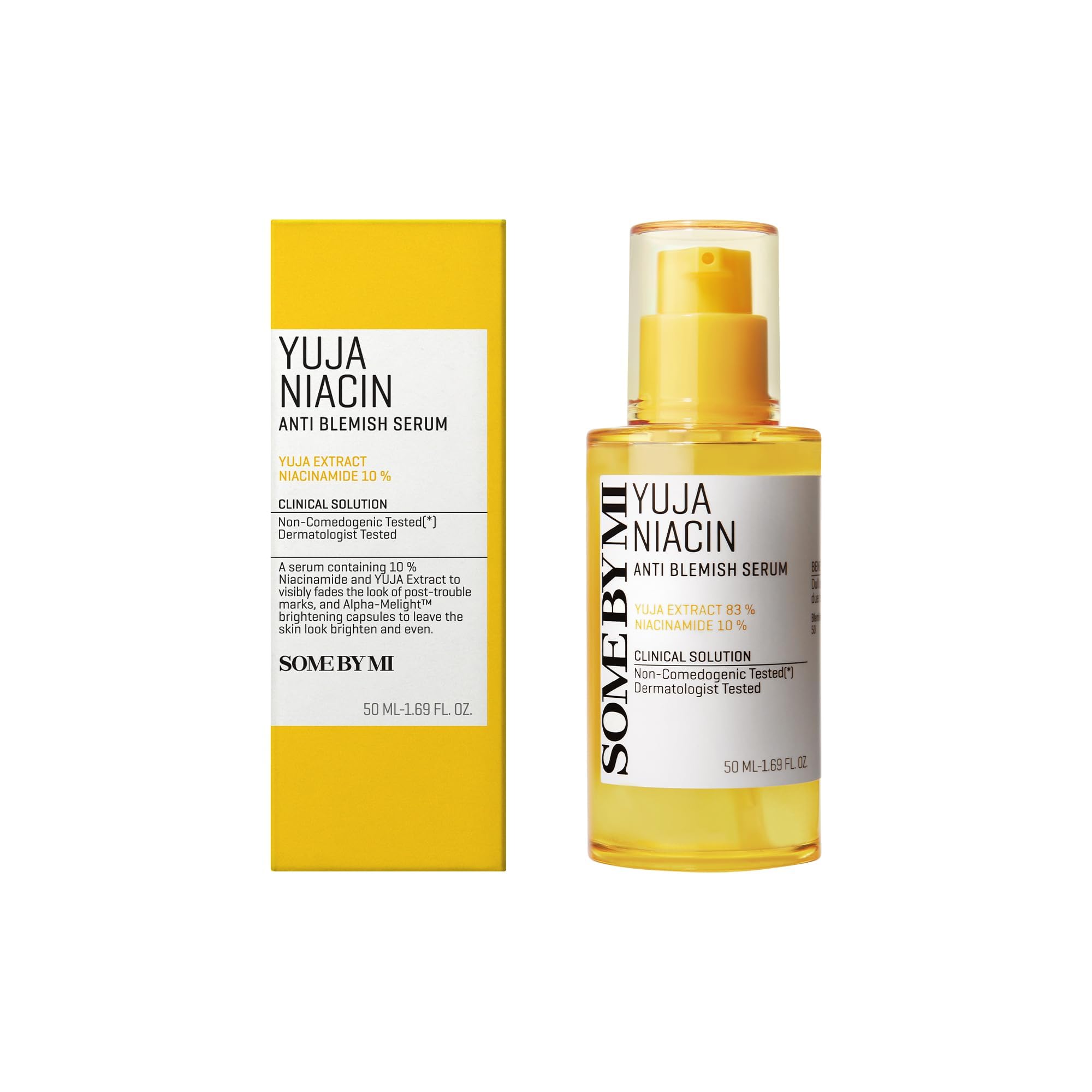 SOME BY MI Yuja Niacin Anti Blemish Serum – 1.69oz, 50ml – Korean 10% Niacinamide & Vitamin C Serum to Brighten Dull-Looking Skin – Dark Spot Remover for Pigmentation & Melasma – Korean Skin Care - Image 7
